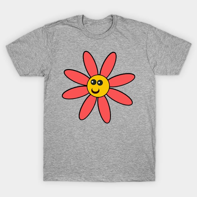 Happy Daisy Flower T-Shirt by julianlab